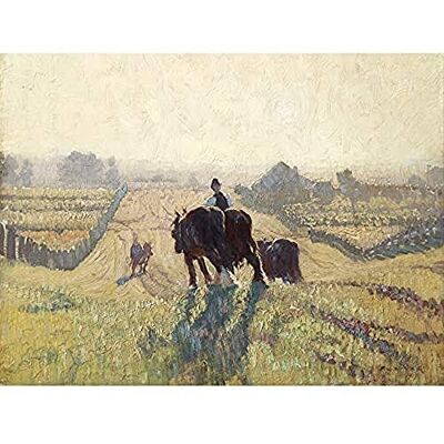 Fine Art Prints Elioth Gruner Frosty Sunrise Painting Art Print Canvas Premium Wall Decor Poster Mural Fine Art Prints Elioth Gruner Frosty Sunrise Painting Art Print Canvas Premium Wall Decor Poster Mural