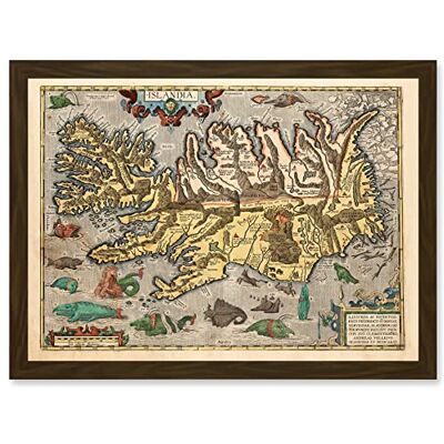 Artery8 - Ortelius 1585 Iceland Map Artery8 - Ortelius 1585 Iceland Map