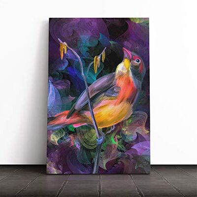 Big Box Art Wall Bird Abstract Art Canvas Print Gallery Wrapped 30mm Frame Wall Art 24x16 inches Ready to Hang Abstract Animals Picture Living Room Bedroom Lounge Office Big Box Art Wall Bird Abstract Art Canvas Print Gallery Wrapped 30mm Frame Wall Art 24x16 inches Ready to Hang Abstract Animals Picture Living Room Bedroom Lounge Office