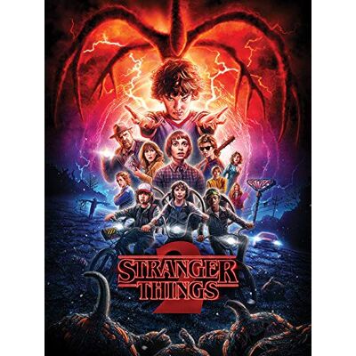 Pyramid Stranger Things Canvas Print with Cast of Season 2 60cm x 80 cm Official Merchandise Pyramid Stranger Things Canvas Print with Cast of Season 2 60cm x 80 cm Official Merchandise