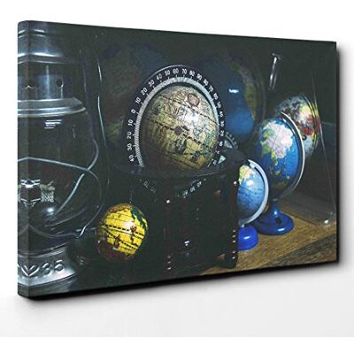 Big Box Art Globe World Map (1) Canvas Print Gallery Wrapped 30mm Frame Wall Art 30x20 inches Ready to Hang Modern Maps Picture Living Room Bedroom Lounge Office Big Box Art Globe World Map (1) Canvas Print Gallery Wrapped 30mm Frame Wall Art 30x20 inches Ready to Hang Modern Maps Picture Living Room Bedroom Lounge Office