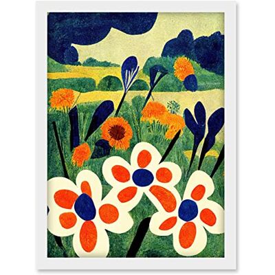 Doppelganger33 LTD Henri Matisse Style Meadow Flowers Iris Artwork Framed A3 Wall Art Print Doppelganger33 LTD Henri Matisse Style Meadow Flowers Iris Artwork Framed A3 Wall Art Print