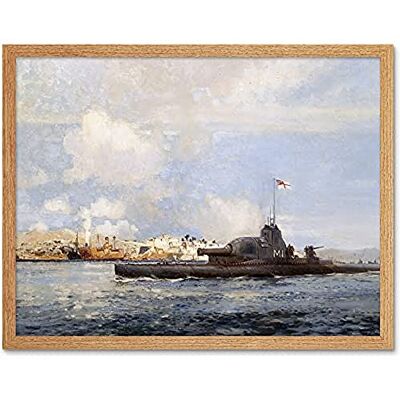 Fine Art Prints Mason HM Submarine M1 Sedd-el-bahr WWI Painting Unframed Wall Art Print Poster Home Decor Premium Fine Art Prints Mason HM Submarine M1 Sedd-el-bahr WWI Painting Unframed Wall Art Print Poster Home Decor Premium