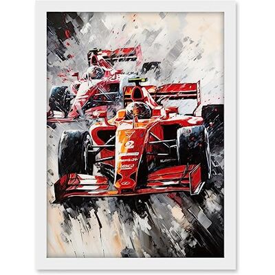 Artery8 Grand Prix Track Circuit Cars Racing Paint Splat Artwork Framed A3 Wall Art Print Artery8 Grand Prix Track Circuit Cars Racing Paint Splat Artwork Framed A3 Wall Art Print