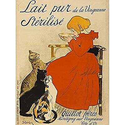 Fine Art Prints Steinlen Quillot Brothers Milk Cats Advert Art Print Canvas Premium Wall Decor Poster Mural Fine Art Prints Steinlen Quillot Brothers Milk Cats Advert Art Print Canvas Premium Wall Decor Poster Mural