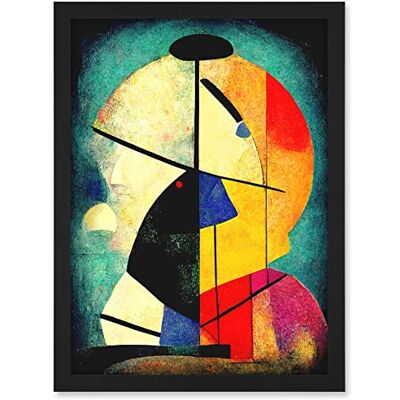 Doppelganger33 LTD Colourful Kandinsky Inspired Abstract Painting Artwork Framed A3 Wall Art Print Doppelganger33 LTD Colourful Kandinsky Inspired Abstract Painting Artwork Framed A3 Wall Art Print