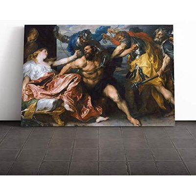 Big Box Art Anthony Van Dyck The Taking of Samson Canvas Print Gallery Wrapped 30mm Frame Wall Art 30x20 inches Ready to Hang Modern Picture Living Room Bedroom Lounge Office Big Box Art Anthony Van Dyck The Taking of Samson Canvas Print Gallery Wrapped 30mm Frame Wall Art 30x20 inches Ready to Hang Modern Picture Living Room Bedroom Lounge Office