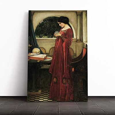 Big Box Art John William Waterhouse The Crystal Ball Canvas Wall Art Print 24x16 Inch Big Box Art John William Waterhouse The Crystal Ball Canvas Wall Art Print 24x16 Inch
