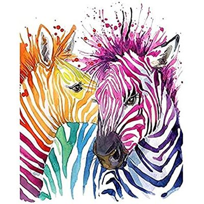 Fine Art Prints Rainbow Zebra Painting Art Print Canvas Premium Wall Decor Poster Fine Art Prints Rainbow Zebra Painting Art Print Canvas Premium Wall Decor Poster