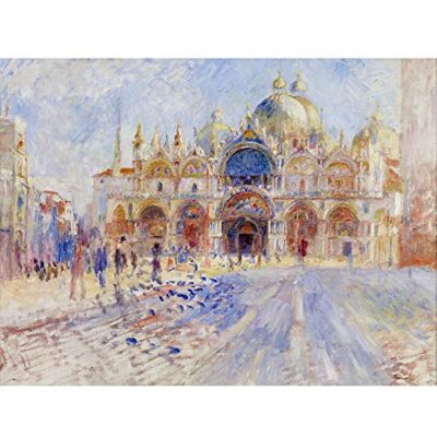 Fine Art Prints Pierre Auguste Renoir The Piazza San Marco Venice Large Wall Art Print Canvas Premium Poster Mural Fine Art Prints Pierre Auguste Renoir The Piazza San Marco Venice Large Wall Art Print Canvas Premium Poster Mural