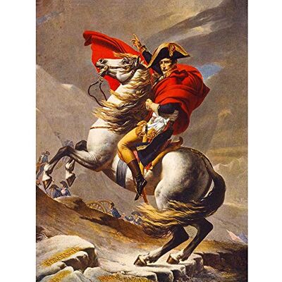 Wee Blue Coo Paintings Portrait Napoleon Bonaparte Emperor France Alps Horse Art Print Poster Wall Decor 12X16 Inch Wee Blue Coo Paintings Portrait Napoleon Bonaparte Emperor France Alps Horse Art Print Poster Wall Decor 12X16 Inch
