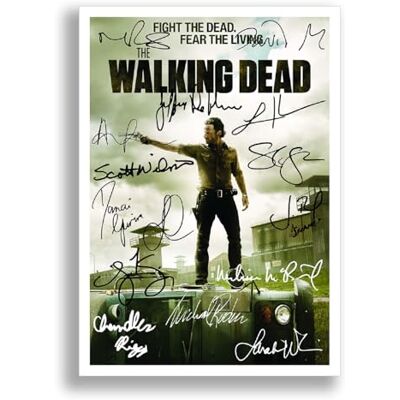 Mounted Gifts Trading The Walking Dead Full Cast Signed Autograph Signature A4 Poster Photo Print Photograph Artwork Wall Art Picture Present Memorabilia Gift (A3 POSTER ONLY) Mounted Gifts Trading The Walking Dead Full Cast Signed Autograph Signature A4 Poster Photo Print Photograph Artwork Wall Art Picture Present Memorabilia Gift (A3 POSTER ONLY)