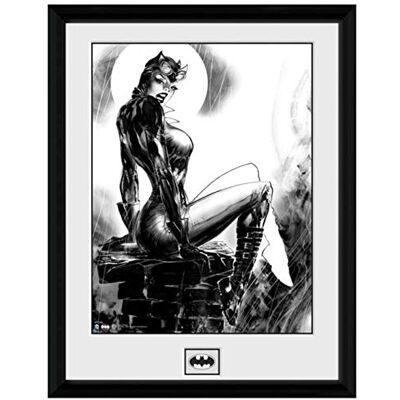GB eye 16 x 12-Inch "DC Comics, Cat Woman" Framed Photograph, Multi-Colour GB eye 16 x 12-Inch "DC Comics, Cat Woman" Framed Photograph, Multi-Colour