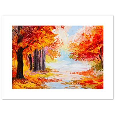 Fine Art Prints Autumn Forest Landscape Art Print Canvas Premium Wall Decor Poster Fine Art Prints Autumn Forest Landscape Art Print Canvas Premium Wall Decor Poster