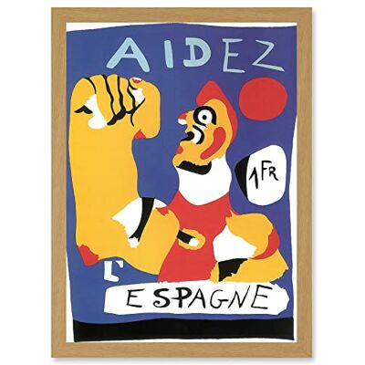 Artery8 - Miro Aid - A4 Artwork - Framed - Wall Art Print Artery8 - Miro Aid - A4 Artwork - Framed - Wall Art Print