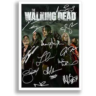 Mounted Gifts Trading The Walking Dead Full Cast Signed Autograph Signature A4 Poster Photo Print Photograph Artwork Wall Art Picture Present Memorabilia Gift (Season 11, A4 Poster Only) Mounted Gifts Trading The Walking Dead Full Cast Signed Autograph Signature A4 Poster Photo Print Photograph Artwork Wall Art Picture Present Memorabilia Gift (Season 11, A4 Poster Only)