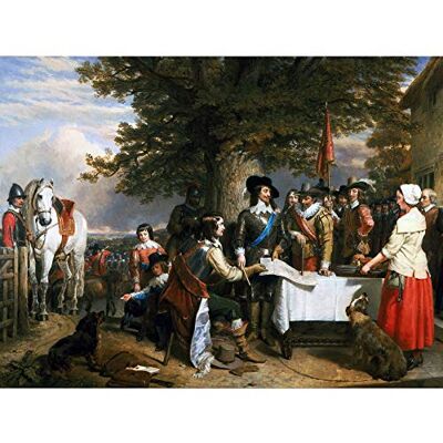 Fine Art Prints Landseer Eve Battle Edge Hill Civil War Painting Large Print Poster Wall Art Decor Picture Fine Art Prints Landseer Eve Battle Edge Hill Civil War Painting Large Print Poster Wall Art Decor Picture