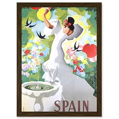 Artery8 - Flamenco Dance Bird Bath Travel Spanish Advert Artery8 - Flamenco Dance Bird Bath Travel Spanish Advert