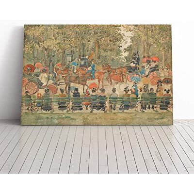 Big Box Art Canvas Print Wall Art Maurice Pendergrast Central Park 2 Mounted & Stretched Box Frame Picture Home Decor for Kitchen, Living Room, Bedroom, Hallway, Multi-Colour, 20x14 Inch Big Box Art Canvas Print Wall Art Maurice Pendergrast Central Park 2 Mounted & Stretched Box Frame Picture Home Decor for Kitchen, Living Room, Bedroom, Hallway, Multi-Colour, 20x14 Inch