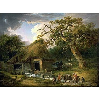 Fine Art Prints Morland The Old Water Mill Landscape Painting Unframed Wall Art Print Poster Home Decor Premium Fine Art Prints Morland The Old Water Mill Landscape Painting Unframed Wall Art Print Poster Home Decor Premium