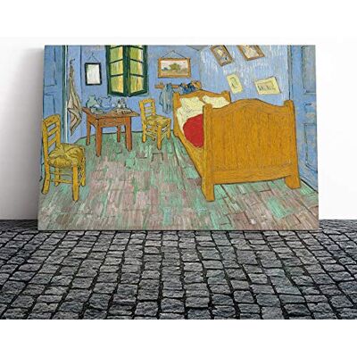 Big Box Art Vincent Van Gogh Mounted and Stretched Box Frame Picture Canvas Print Gallery Wrapped 30mm Frame Wall Art 24x16 inches Ready to Hang Impressionist Picture Living Room Bedroom Lounge Office Big Box Art Vincent Van Gogh Mounted and Stretched Box Frame Picture Canvas Print Gallery Wrapped 30mm Frame Wall Art 24x16 inches Ready to Hang Impressionist Picture Living Room Bedroom Lounge Office