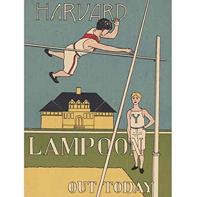 Fine Art Prints Harvard Lampoon Magazine 1895 Pole Vault Advert Large Wall Art Print Canvas Premium Mural Fine Art Prints Harvard Lampoon Magazine 1895 Pole Vault Advert Large Wall Art Print Canvas Premium Mural