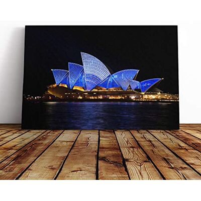 Big Box Art Canvas Print Wall Art Sydney Opera House Harbour Australia (5) Mounted & Stretched Box Frame Picture Home Decor for Kitchen, Living Room, Bedroom, Hallway, Multi-Colour, 20x14 Inch Big Box Art Canvas Print Wall Art Sydney Opera House Harbour Australia (5) Mounted & Stretched Box Frame Picture Home Decor for Kitchen, Living Room, Bedroom, Hallway, Multi-Colour, 20x14 Inch