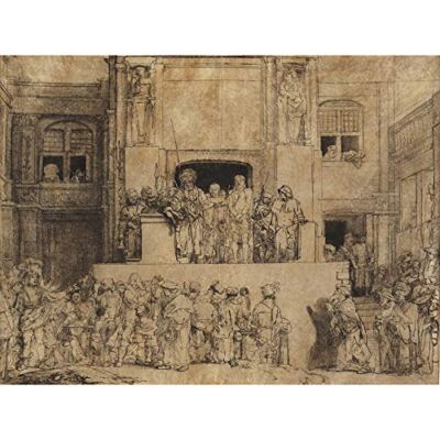 Fine Art Prints Rembrandt Christ Presented To The People Large Wall Art Print Canvas Premium Poster Mural Fine Art Prints Rembrandt Christ Presented To The People Large Wall Art Print Canvas Premium Poster Mural