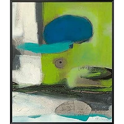 International Graphics Framed art print Mechtild, Runde-Witjes ''Grüne Dinge tun IV''- 51 x 61 cm Frame Color: Black Series ATHOS International Graphics Framed art print Mechtild, Runde-Witjes ''Grüne Dinge tun IV''- 51 x 61 cm Frame Color: Black Series ATHOS