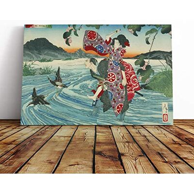 Big Box Art Tsukioka Yoshitoshi Japanese Oriental Demon Canvas Print Gallery Wrapped 30mm Frame Wall Art 30x20 inches Ready to Hang Asian Picture Living Room Bedroom Lounge Office Big Box Art Tsukioka Yoshitoshi Japanese Oriental Demon Canvas Print Gallery Wrapped 30mm Frame Wall Art 30x20 inches Ready to Hang Asian Picture Living Room Bedroom Lounge Office