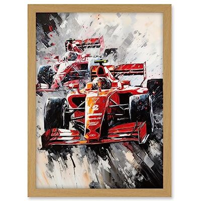 Artery8 Grand Prix Track Circuit Cars Racing Paint Splat Artwork Framed A3 Wall Art Print Artery8 Grand Prix Track Circuit Cars Racing Paint Splat Artwork Framed A3 Wall Art Print