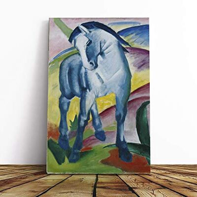 Big Box Art Franz Marc Blue Horse Canvas Print Gallery Wrapped 30mm Frame Wall Art 30x20 inches Ready to Hang Modern Animals Picture Living Room Bedroom Lounge Office Big Box Art Franz Marc Blue Horse Canvas Print Gallery Wrapped 30mm Frame Wall Art 30x20 inches Ready to Hang Modern Animals Picture Living Room Bedroom Lounge Office