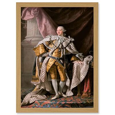 Artery8 - Ramsay King George III England Hanover - Framed Wall Art Artery8 - Ramsay King George III England Hanover - Framed Wall Art