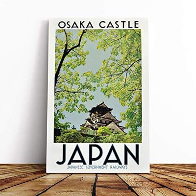 Big Box Art Travel Poster Japan Canvas Print Gallery Wrapped 30mm Frame Wall Art 20x14 inches Ready to Hang Retro Picture Living Room Bedroom Lounge Office Big Box Art Travel Poster Japan Canvas Print Gallery Wrapped 30mm Frame Wall Art 20x14 inches Ready to Hang Retro Picture Living Room Bedroom Lounge Office
