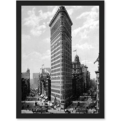 Artery8 Flat Iron Building NYC 1903 - Framed - A4 - Artwork Artery8 Flat Iron Building NYC 1903 - Framed - A4 - Artwork