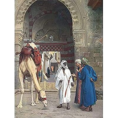 Fine Art Prints Gerome Arab Dispute Camel Men Arch Painting Art Print Canvas Premium Wall Decor Poster Mural Fine Art Prints Gerome Arab Dispute Camel Men Arch Painting Art Print Canvas Premium Wall Decor Poster Mural