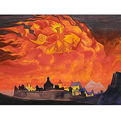 Fine Art Prints Roerich Saint Sophia Almighty Wisdom Symbolism Painting Art Print Canvas Premium Wall Decor Poster Mural Fine Art Prints Roerich Saint Sophia Almighty Wisdom Symbolism Painting Art Print Canvas Premium Wall Decor Poster Mural