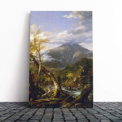 Big Box Art Thomas Cole Indian Pass Canvas Print Gallery Wrapped 30mm Frame Wall Art 30x20 inches Ready to Hang Modern Picture Living Room Bedroom Lounge Office Big Box Art Thomas Cole Indian Pass Canvas Print Gallery Wrapped 30mm Frame Wall Art 30x20 inches Ready to Hang Modern Picture Living Room Bedroom Lounge Office