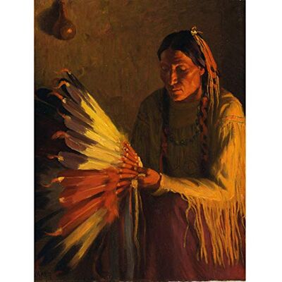 Fine Art Prints Sharp War Bonnet Native American Painting Large Wall Art Print Canvas Premium Mural Fine Art Prints Sharp War Bonnet Native American Painting Large Wall Art Print Canvas Premium Mural