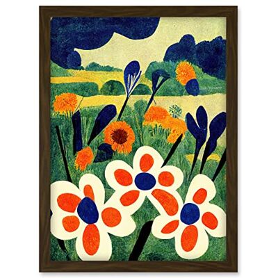 Doppelganger33 LTD Henri Matisse Style Meadow Flowers Iris Artwork Framed A3 Wall Art Print Doppelganger33 LTD Henri Matisse Style Meadow Flowers Iris Artwork Framed A3 Wall Art Print