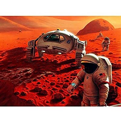 Fine Art Prints Space NASA Humans On Mars Planet Rover Illustration Unframed Wall Art Print Poster Home Decor Premium Fine Art Prints Space NASA Humans On Mars Planet Rover Illustration Unframed Wall Art Print Poster Home Decor Premium