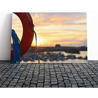 Big Box Art Boats at The Harbour (3) Canvas Print Gallery Wrapped 30mm Frame Wall Art 20x14 inches Ready to Hang Modern Seascape Picture Living Room Bedroom Lounge Office Big Box Art Boats at The Harbour (3) Canvas Print Gallery Wrapped 30mm Frame Wall Art 20x14 inches Ready to Hang Modern Seascape Picture Living Room Bedroom Lounge Office