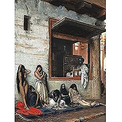 Fine Art Prints Gerome Slave Market Women Painting Art Print Canvas Premium Wall Decor Poster Mural Fine Art Prints Gerome Slave Market Women Painting Art Print Canvas Premium Wall Decor Poster Mural