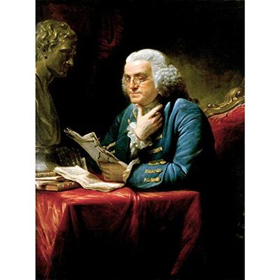 Fine Art Prints Martin Portrait Founding Father Benjamin Franklin Painting Art Print Canvas Premium Wall Decor Poster Mural Fine Art Prints Martin Portrait Founding Father Benjamin Franklin Painting Art Print Canvas Premium Wall Decor Poster Mural
