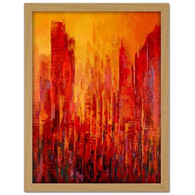 Artery8 Clo Baril Nature Et Architecture Skyscrapers Painting Artwork Framed Wall Art Print 18X24 Inch Artery8 Clo Baril Nature Et Architecture Skyscrapers Painting Artwork Framed Wall Art Print 18X24 Inch