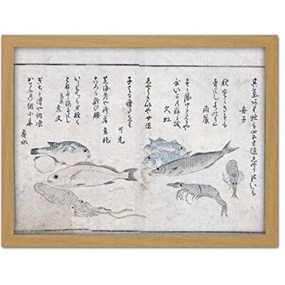 Artery8 Masayoshi Sea Animals Fish Japanese Painting Artwork Framed Wall Art Print 18X24 Inch Artery8 Masayoshi Sea Animals Fish Japanese Painting Artwork Framed Wall Art Print 18X24 Inch