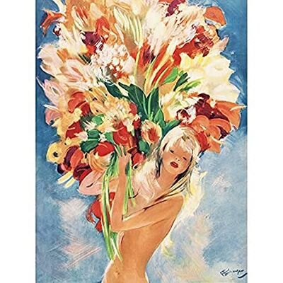 Fine Art Prints Domergue Monte-Carlo Monaco Flower Girl Advert Art Print Canvas Premium Wall Decor Poster Mural Fine Art Prints Domergue Monte-Carlo Monaco Flower Girl Advert Art Print Canvas Premium Wall Decor Poster Mural
