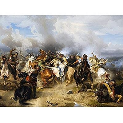 Fine Art Prints Wahlbom Death King Gustav Battle Lutzen Horses War Painting Art Print Canvas Premium Wall Decor Poster Mural Fine Art Prints Wahlbom Death King Gustav Battle Lutzen Horses War Painting Art Print Canvas Premium Wall Decor Poster Mural