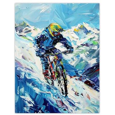Artery8 Snow Mountain Biker Snowbike Race Sport Painting Living Room Large Wall Art Poster Print Thick Paper 18X24 Inch Artery8 Snow Mountain Biker Snowbike Race Sport Painting Living Room Large Wall Art Poster Print Thick Paper 18X24 Inch