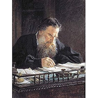Fine Art Prints Ge Portrait Leo Tolstoy Writing Painting Art Print Canvas Premium Wall Decor Poster Mural Fine Art Prints Ge Portrait Leo Tolstoy Writing Painting Art Print Canvas Premium Wall Decor Poster Mural